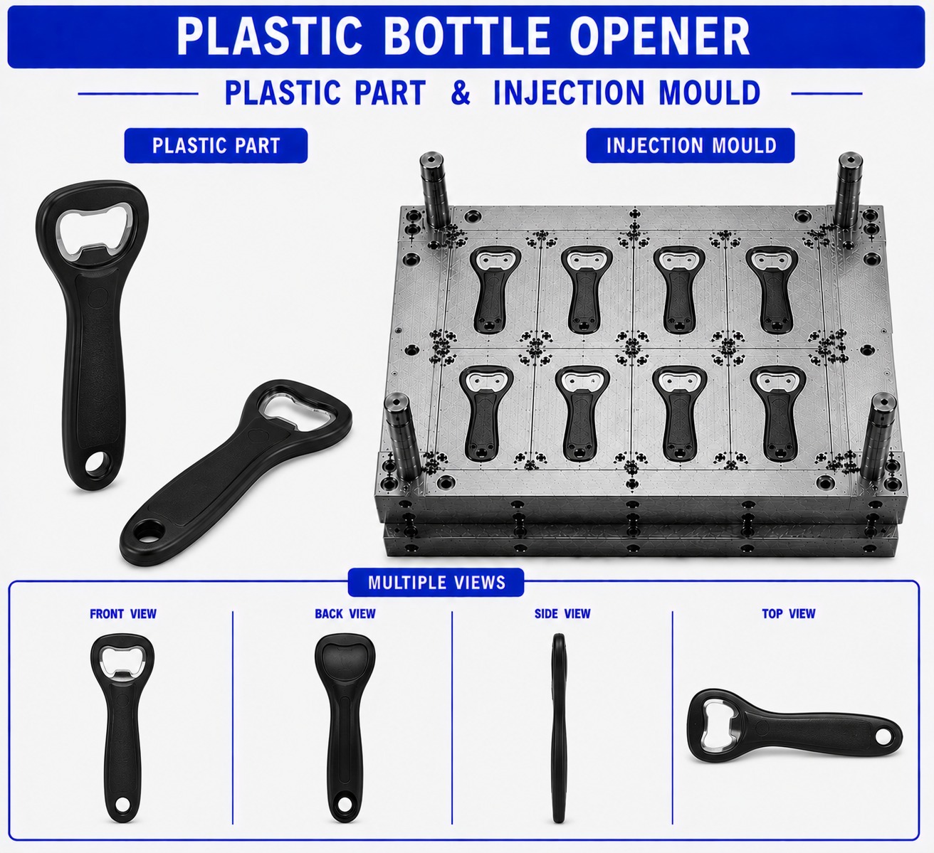 Plastic Bottle Opener Mould and Moulding Service
